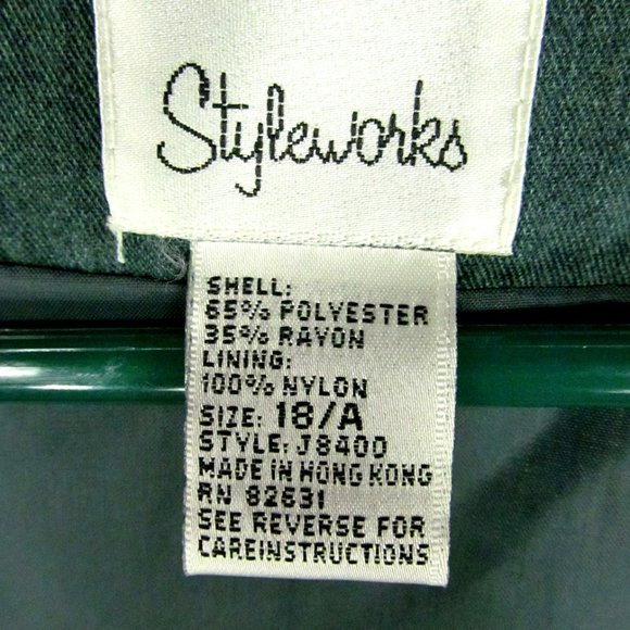 Styleworks Dress Size 18/A Green Sleeveless - Picture 3 of 4